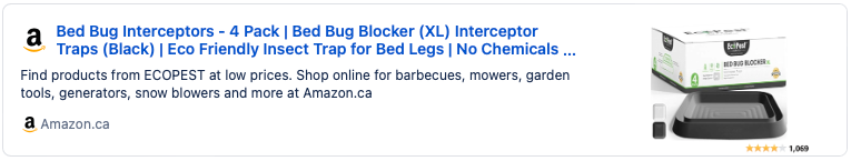 Bed bug interceptor - XL Bed bug interceptor - XL